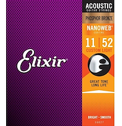 Acoustic Phosphor Bronze con recubrimiento NANOWEB . ELIXIR 16027