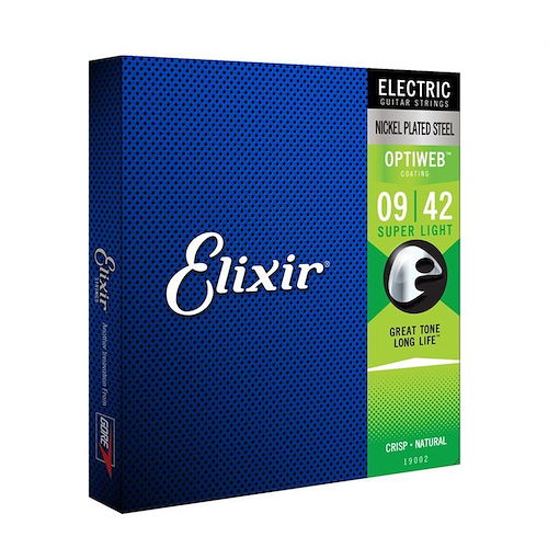 .009-.042 recubrimiento OPTIWEB Electric Nickel Plated Steel ELIXIR 19002 - $ 42.513