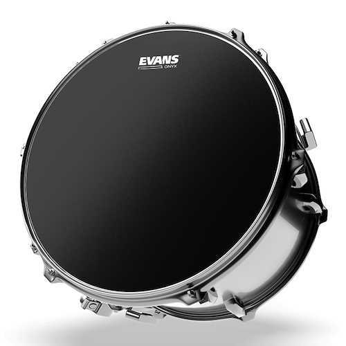 Parche Color Negro Arenado Capa Doble 12 EVANS B12ONX2 - $ 46.089