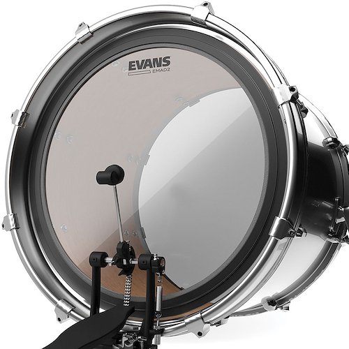 Parche De Bombo Emad2 Doble 24 EVANS BD24EMAD2 - $ 118.809