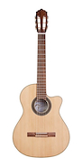 GUITARRA MODELO 41 CON CORTE Y ECUALIZADOR TERMINACION MATE FONSECA 41KECM - $ 281.971