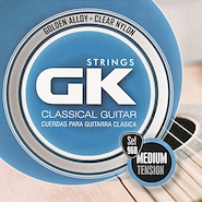 Encordado Guitarra Clasica Tension Media Nylon Doradas GK SET960