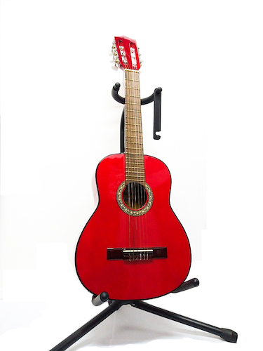 Guitarra Clasica Color Rojo Mate GRACIA Mininiño Rojo Mate - $ 122.743