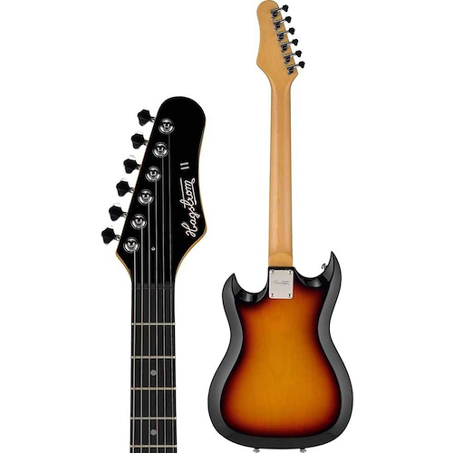 GUITARRA ELECTRICA HAGSTROM HII-3SB RETROSCAPE 3 TONE SUNBURST - $ 1.042.904