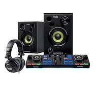Kit Controladora Dj Starlight, monitores y auricular HERCULES DJ STARTER KIT