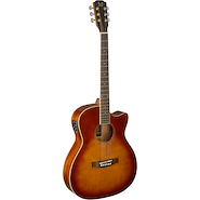 Guitarra Electroacustica c/corte tapa pino maciza - Sunburst JAMES NELIGAN BESACEDCB