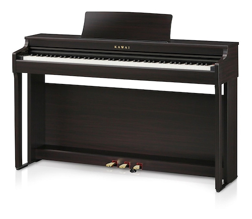 Piano electrico CON MUEBLE 3 PEDAL PALISANDRO C/BANQUETA KAWAI CN29 R - $ 3.075.128