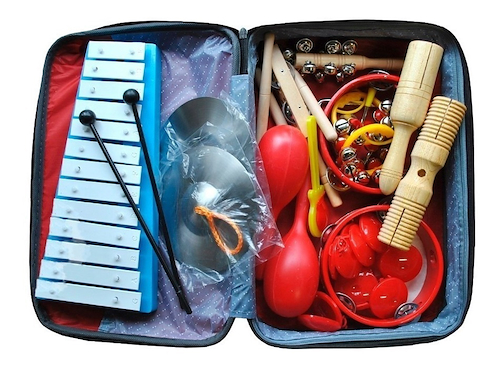 Set de percusión, 14 instrumentos KNIGHT LB17 - $ 125.935