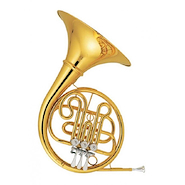 Corno Frances Simple, 3 Llaves, Bb, Yellow Brass, Laqueado, KNIGHT JBFH-701