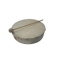 Pandero | 08” | 20cm| Con parche | Madera | Palillo Golpeado KNIGHT JB908P