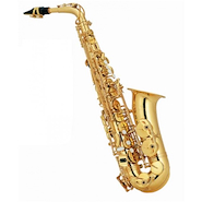 Saxo Alto, Eb, llave de F#, Yellow Brass, Laqueado, c/ estuc KNIGHT JBAS-200