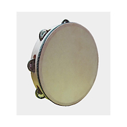 Pandero con sonaja | 10”,| 25cm| Con parche | Madera | 8 par KNIGHT JB910H