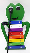 Metalofon - Glockenspil,  8 notas Diatonic,  infantil, sapit KNIGHT JB016