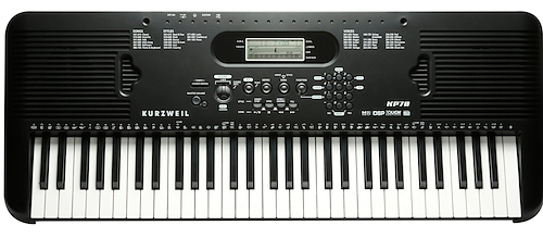 Teclado 5 octavas sensitivo - Polifonía 32 voces - 300 prese KURZWEIL KP70 - $ 288.888