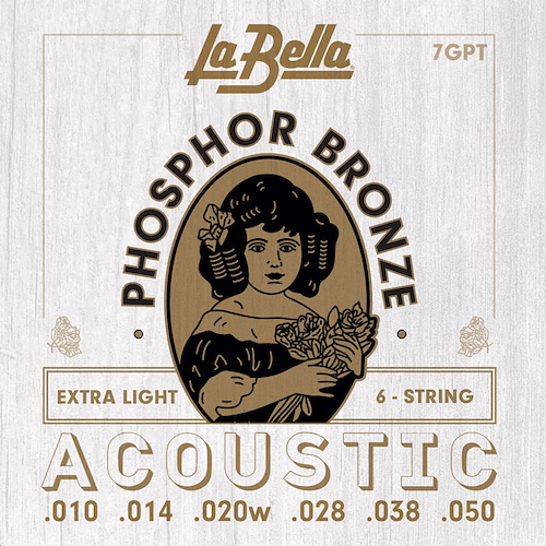 Enc.P/Acustica Phospor Bronze Wound. 010 050 LA BELLA 7GPT - $ 24.831