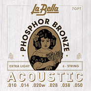 Enc.P/Acustica Phospor Bronze Wound. 010 050 LA BELLA 7GPT