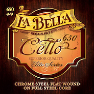 Encordado De Cello Full Core Flat Wound. LA BELLA 650