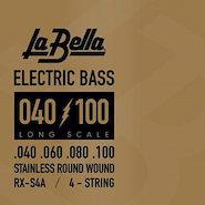 Encordado RX para Bajo 4 Cuerdas. 040-060-080-100 LA BELLA RXS4A