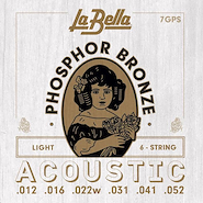 Encordado.Phospor Bronze Wound. 012-052 LA BELLA 7GPS