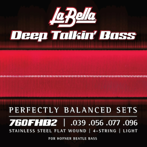 Encordado DEEP TALKIN'BASS  FLAT para Bajo 039/096 LA BELLA 760FHB2 - $ 103.148