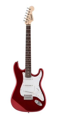 Guitarra electrica stratotocaster 3 mic - Rojo metalizado LEONARD LE362MRD - $ 226.395