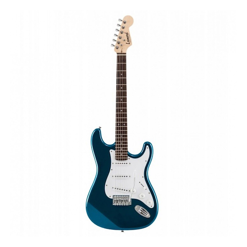 Guitarra electrica stratotocaster 3 mic single palanca color LEONARD LE362MBL - $ 198.274