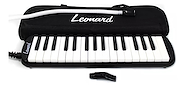 Melodica Piano 32 Notas con Funda- Color Negro LEONARD M32A