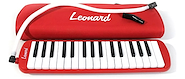 Melodica Piano 32 Notas con Funda- Color Rojo LEONARD M32A