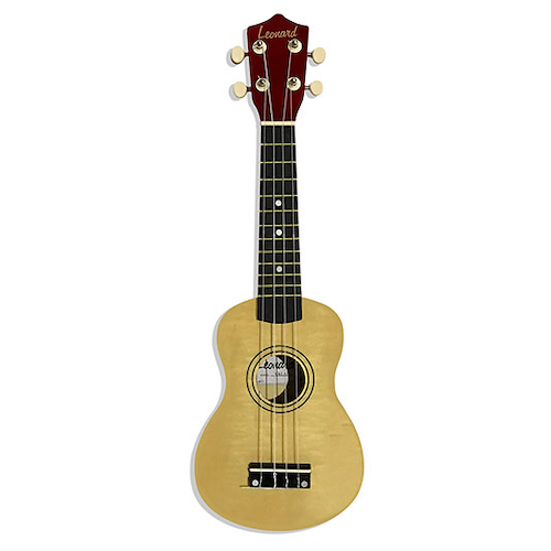 UKELELE TRAD. SOPRANO CON FUNDA COLOR NATURAL LEONARD UK5 - $ 42.590