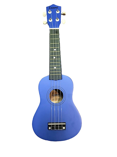 UKELELE TRAD. SOPRANO CON FUNDA COLOR AZUL LEONARD UK5 - $ 42.366