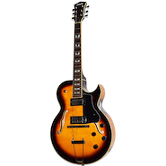 Guitarra Electrica De Caja Tipo Jazz - Color Sunburst LEONARD JZ32SB