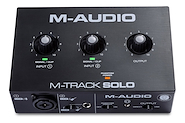 2-In 2-Out USB Audio IO with 1 mic pre M-AUDIO MTRACKSOLOII
