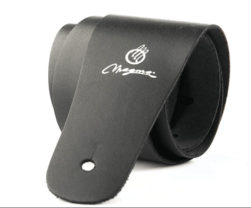 Correa Magma lisa cuero negro con logo MAGMA SMB01 - $ 20.381