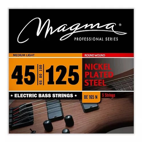SET String MAGMA BAJO-ELE Nickel P/Steel 045 5C ML MAGMA BE165N - $ 57.809