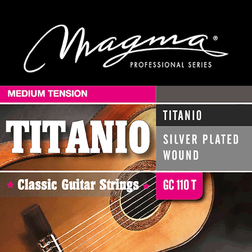 SET Strings MAGMA GUIT-CLAS TITANIO Med Tension MAGMA GC110T - $ 16.174