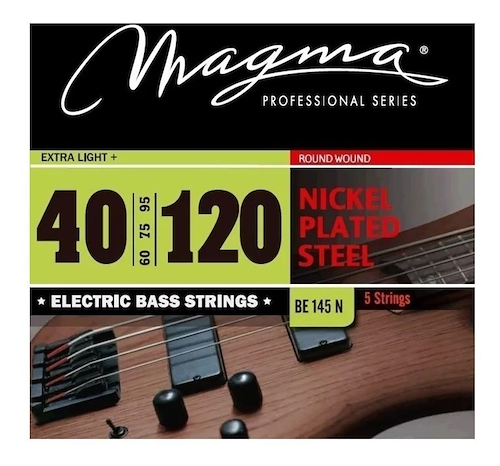 SET String MAGMA BAJO-ELE Nickel PSteel 040 5C EL+ MAGMA BE145N - $ 50.101