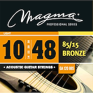 SET String MAGMA GUIT-ACUST Bronze 85/15 010 L MAGMA GA120B85