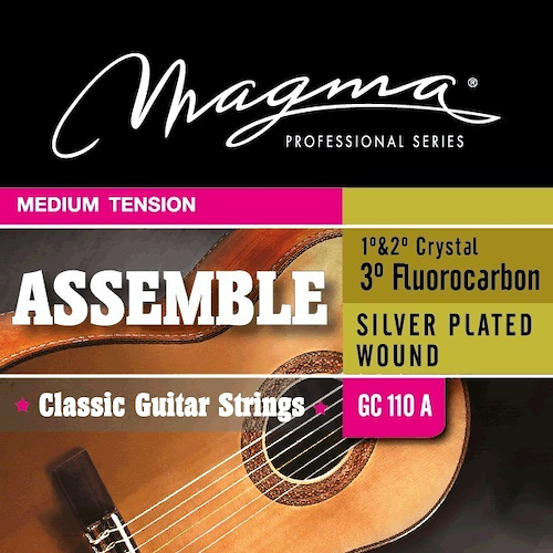 SET Strings MAGMA ASSEMBLE GUIT-CLAS MediumTension MAGMA GC110A - $ 19.669