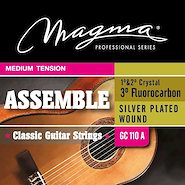 SET Strings MAGMA ASSEMBLE GUIT-CLAS MediumTension MAGMA GC110A