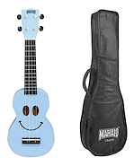 Ukelele Soprano, Smile C/Funda, Cpo: Sengon, Diap:Mahogany, MAHALO U-SMILE LBU