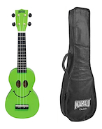 Ukelele Soprano, Smile C/Funda, Cpo: Sengon, Diap:Mahogany, MAHALO U-SMILE GN