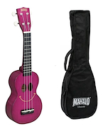 Ukelele Soprano, Smile C/Funda, Cpo: Sengon, Diap:Mahogany, MAHALO U-SMILE TPP