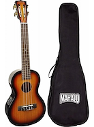 Ukelele Soprano, Java, Cpo: Nyatoh, Cdas:Aquila, Con EQ MAHALO MJ1VT3ts