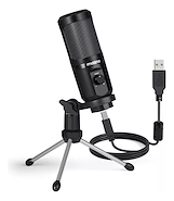 Microfono Condenser Cardioide, USB, Gain y Mute + Soporte tr MAONO AU-PM461TR