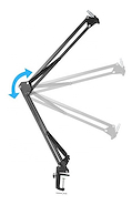 Soporte | para Microfono | para RADIO | plegable 2 brazos C/ MAONO AU-B01