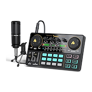 Kit Podcast AM200S1 | Mezclador AM200 + Microfono Condenser MAONO AU-AM200S1