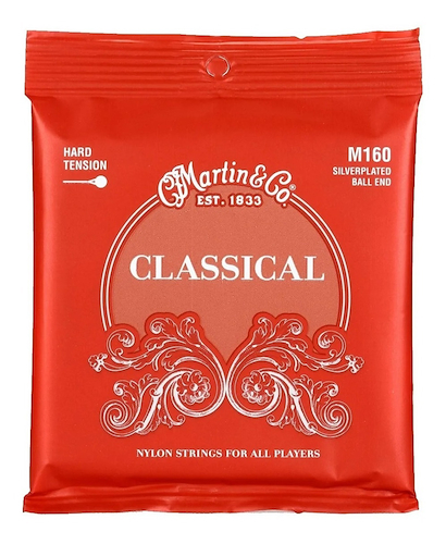 Encordado Guitarra Clasica Tension Alta Ball End MARTIN & CO. M160 - $ 21.616