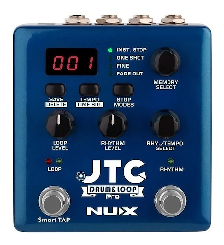 Pedal de efecto VERDUGO SERIES NUX NDL-5 JTC DRUMS Y LOOP PRO - $ 294.824