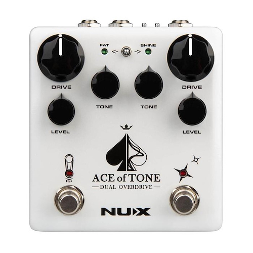 Pedal de efecto VERDUGO SERIES NUX NDO-5 ACE OF TONE DUAL OVERDRIVE - $ 208.444