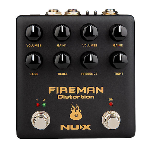 Pedal de efecto VERDUGO SERIES NUX NDS-5 FIREMAN DISTORSION - $ 208.443